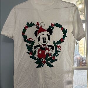 Disney Mickey Mouse Festive White Tee